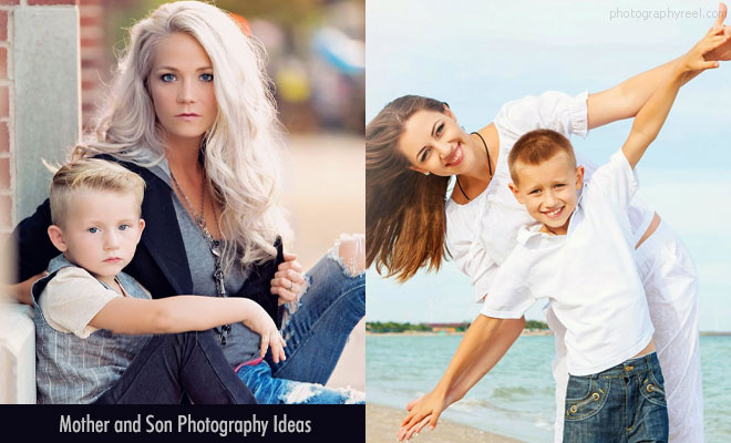 mother son photography