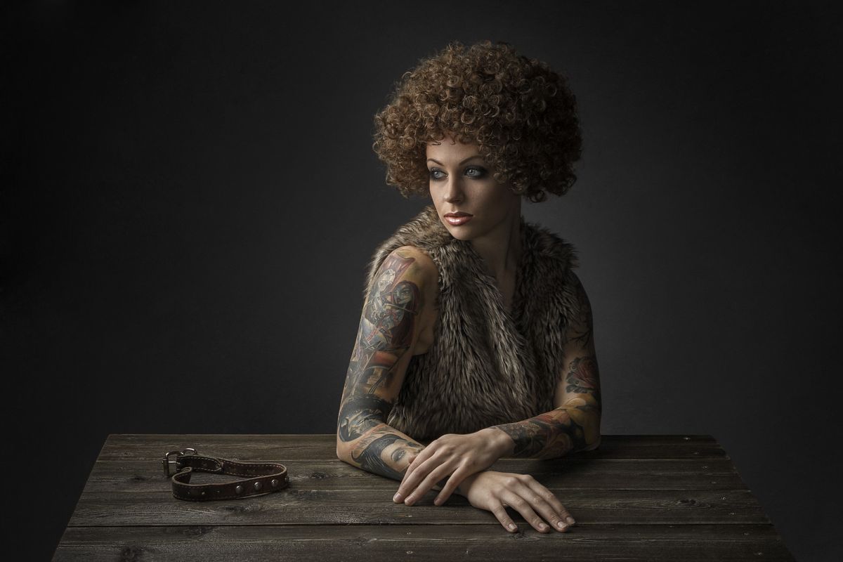 portrait photography curly hair by regina pagles