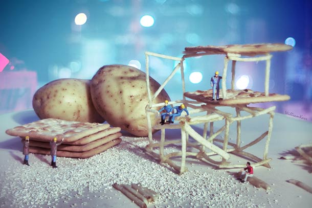 potato miniature photography william