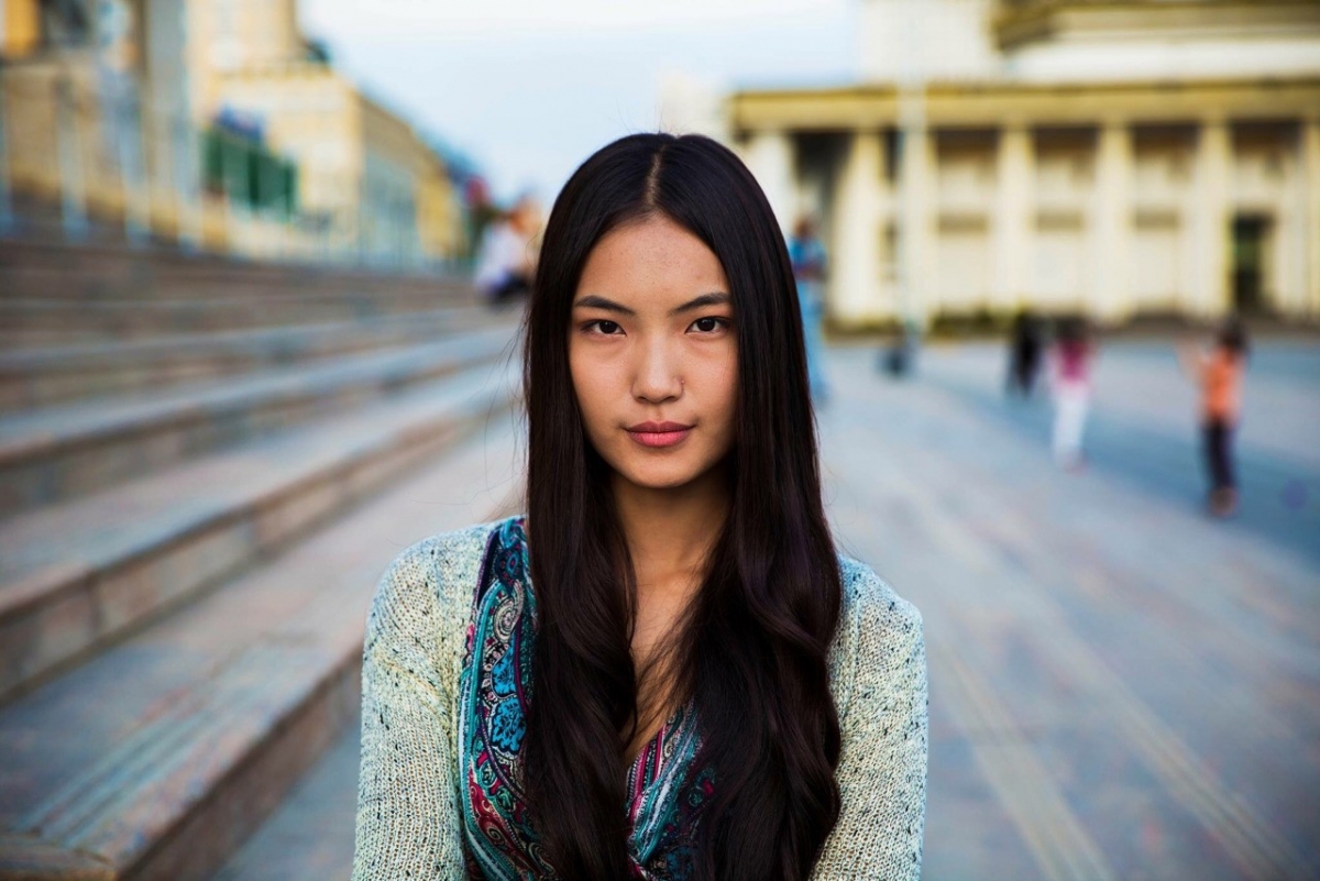 beautiful woman photo around world mongol by miheela noroc