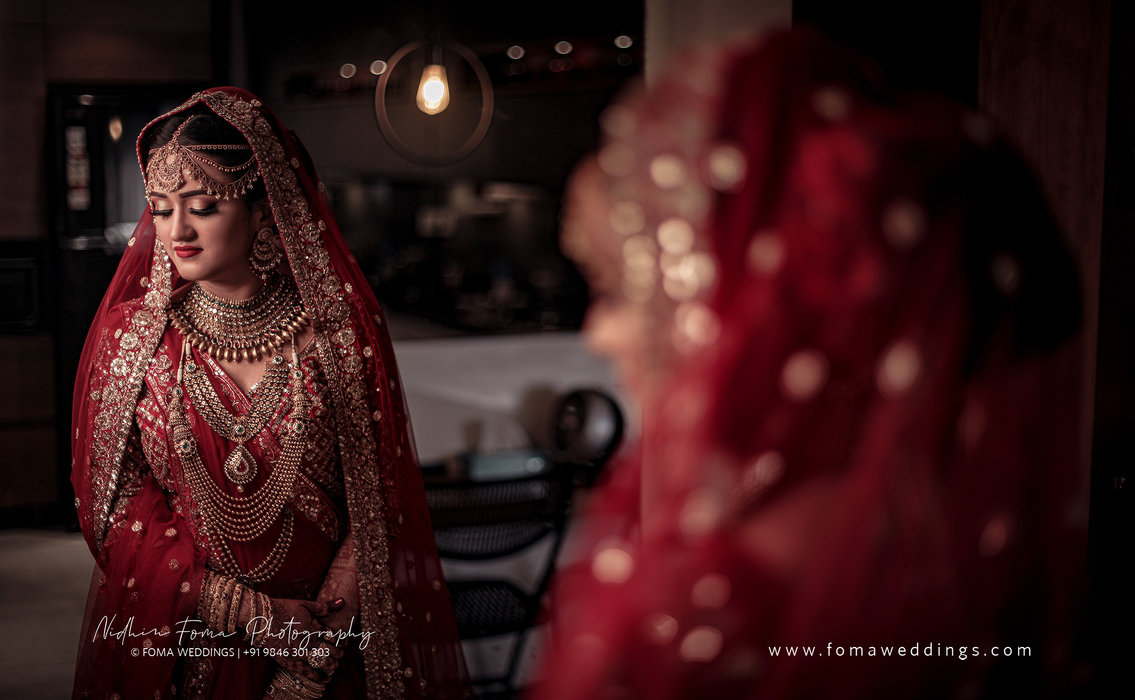 wedding photography shy bride by nidhin foma