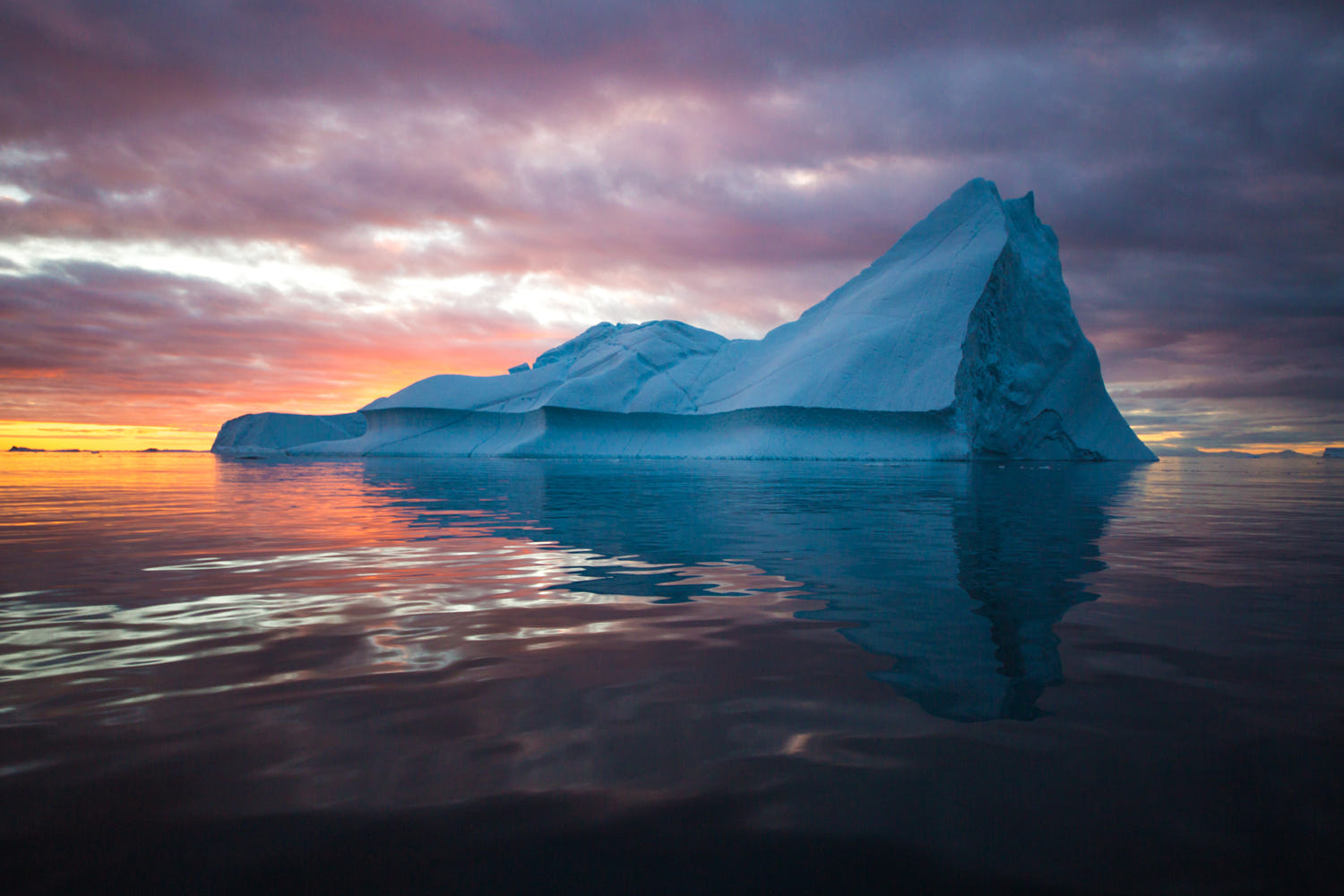 travel photography iceberg magic light by dave brosha