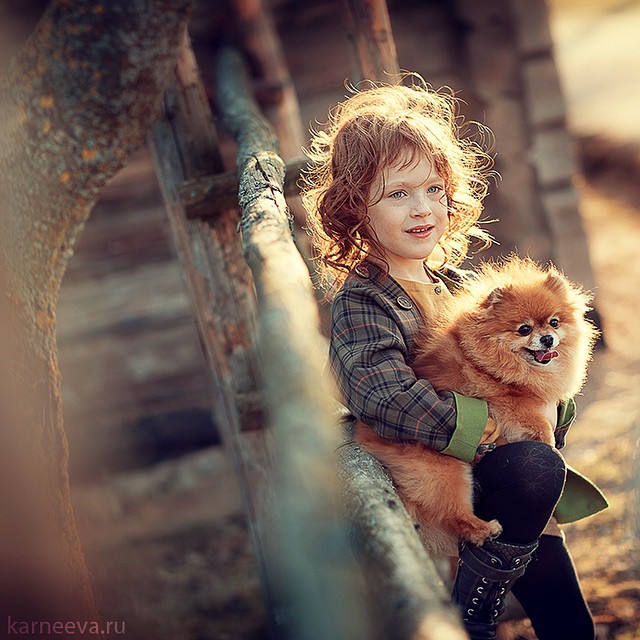16 dog kid photography by elena karneeva