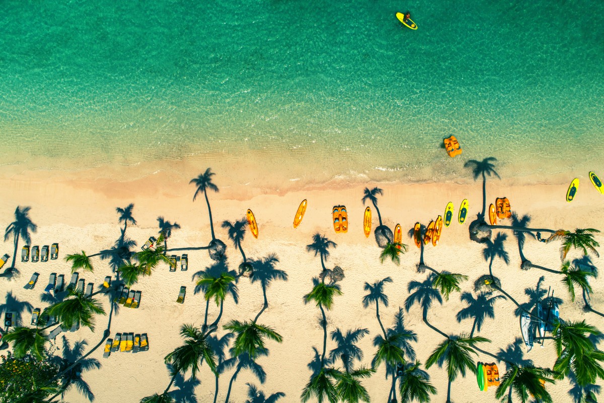 aerial drone photography tropical island beach valentin valkov