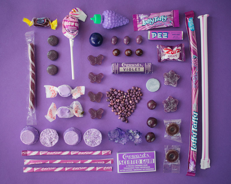 arrange objects photography idea candies emily blincoe