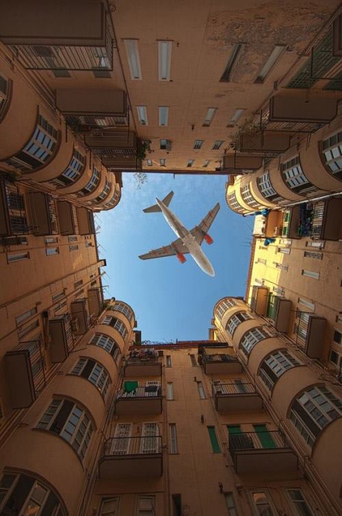perfect timed photography plane