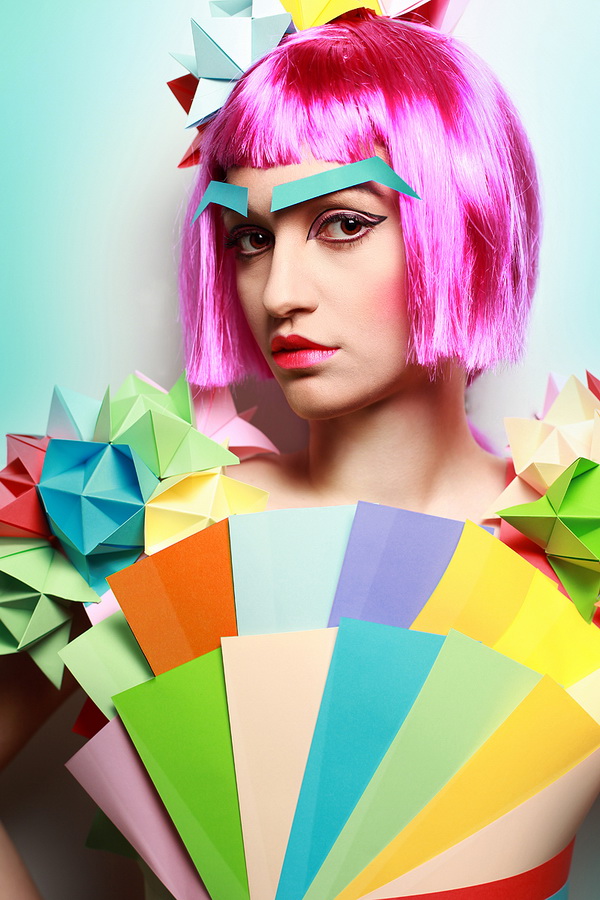 23 paper girl fashion photography