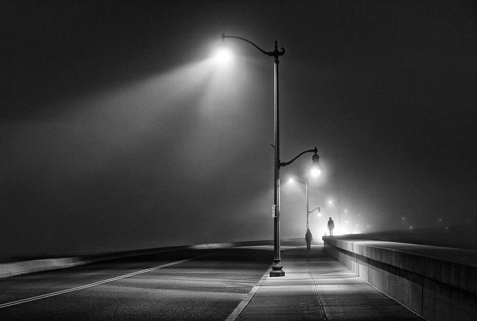 black white photography road