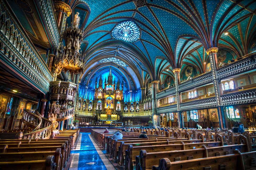 notre dame montreal hdr photo