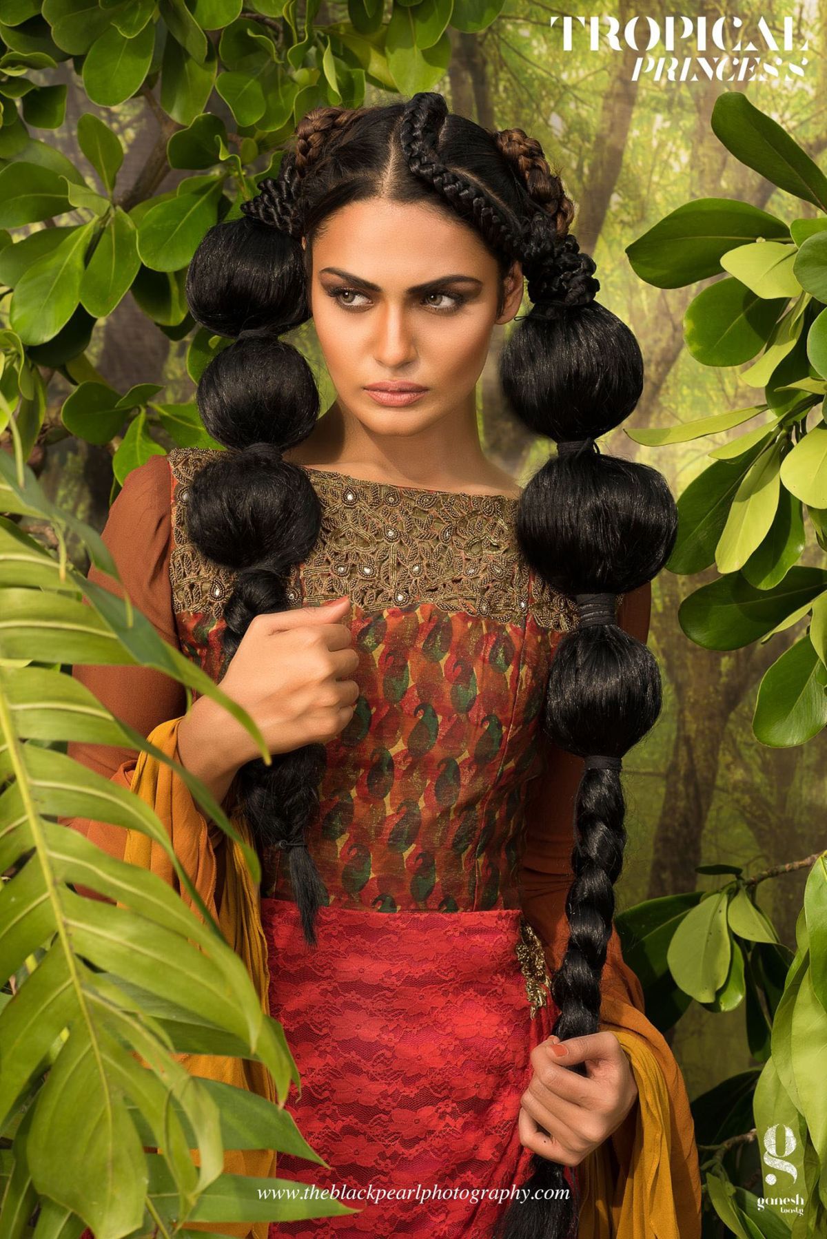 fashion photography tropical princess by ganesh toasty