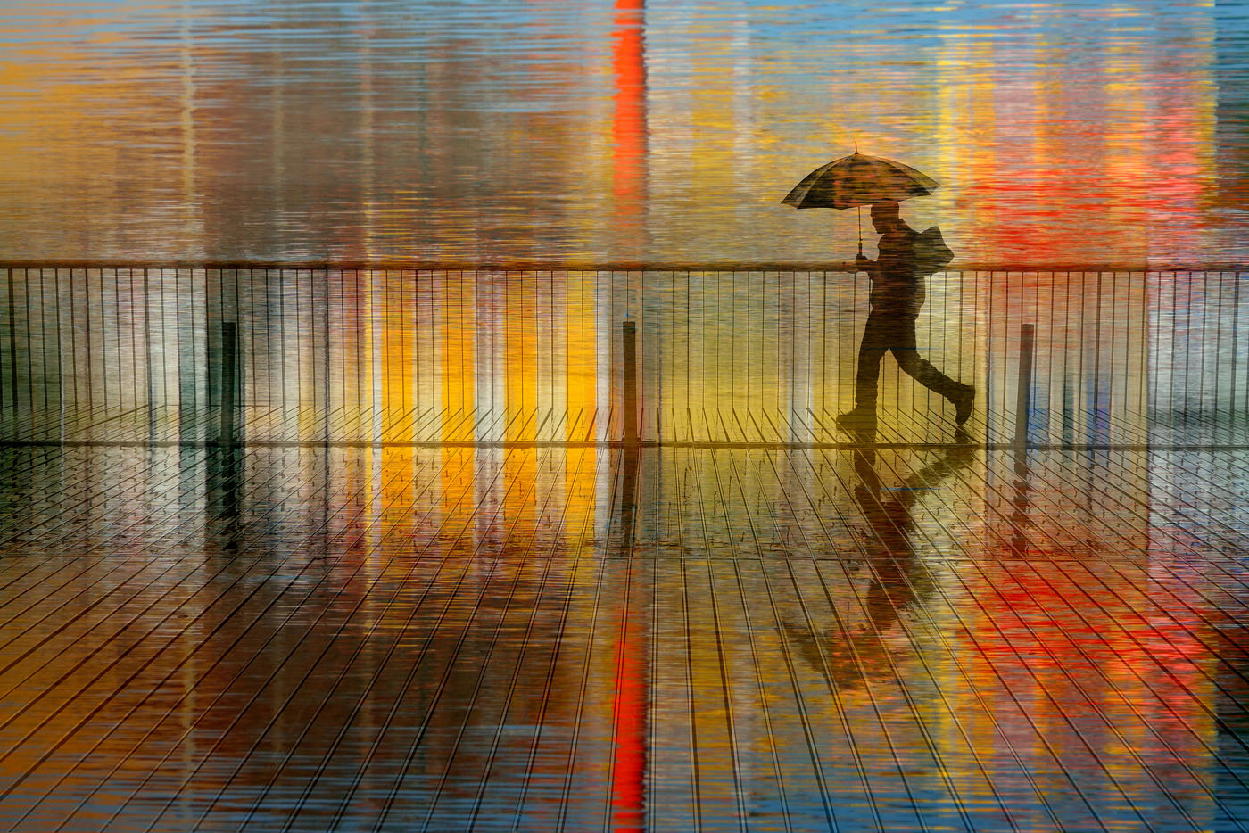 reflection photography rainy colorful by florentinus joseph