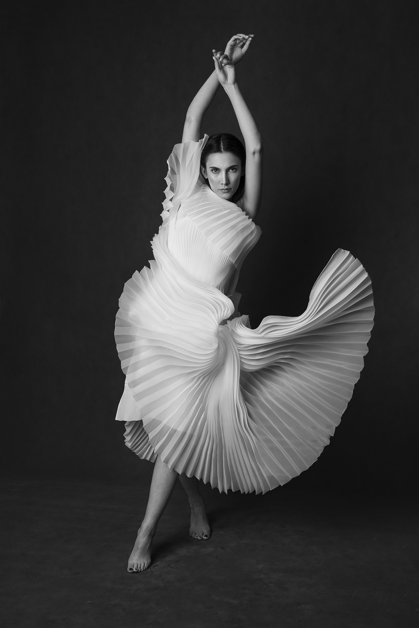 black white photography dancer by peyman naderi