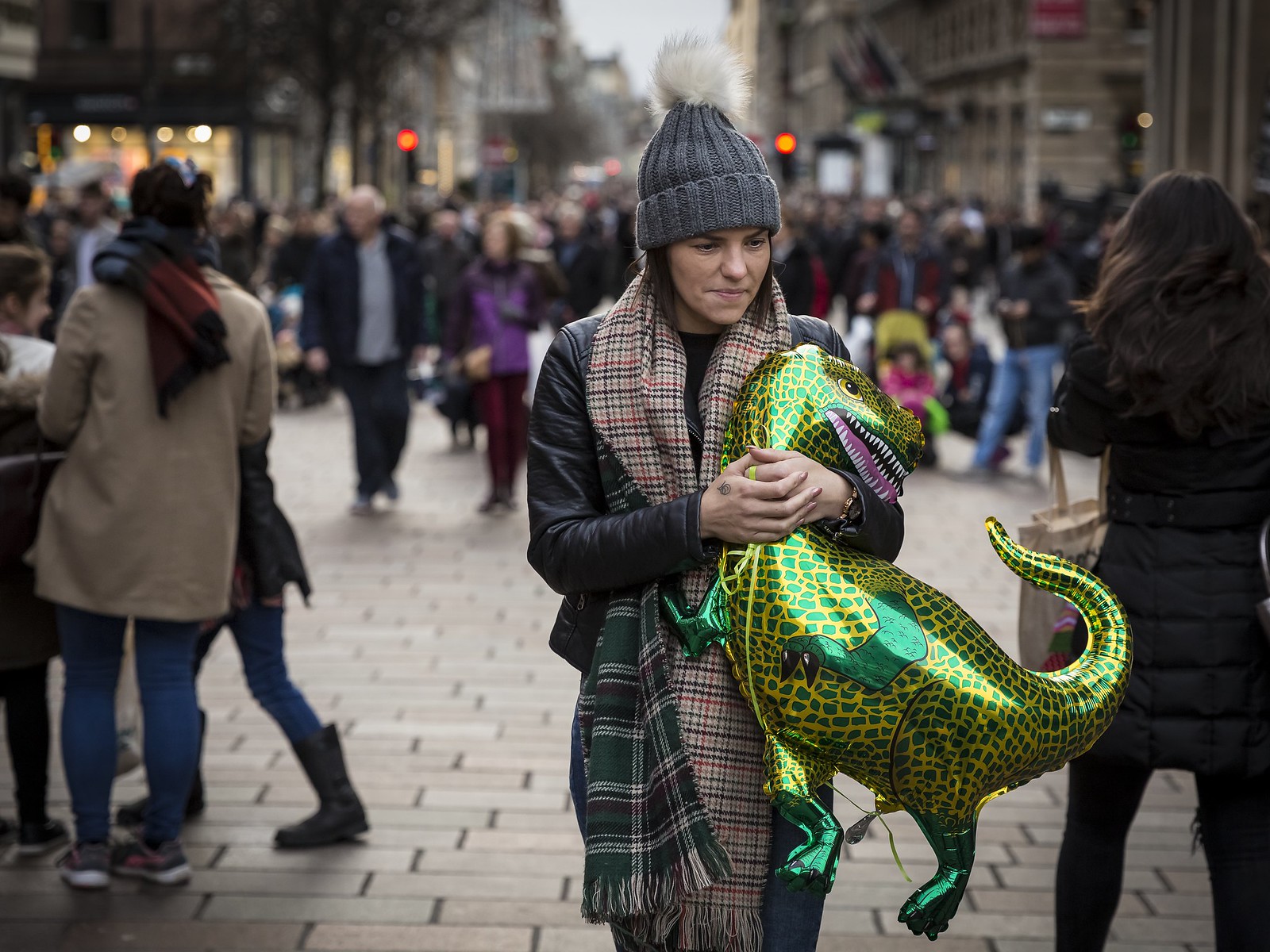candid photography dinosaur girl by leanne boulton